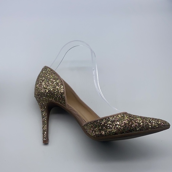 Jessica Simpson - Livvy Dusty Gold Glitter High Heels Size 8 - Picture 14 of 15